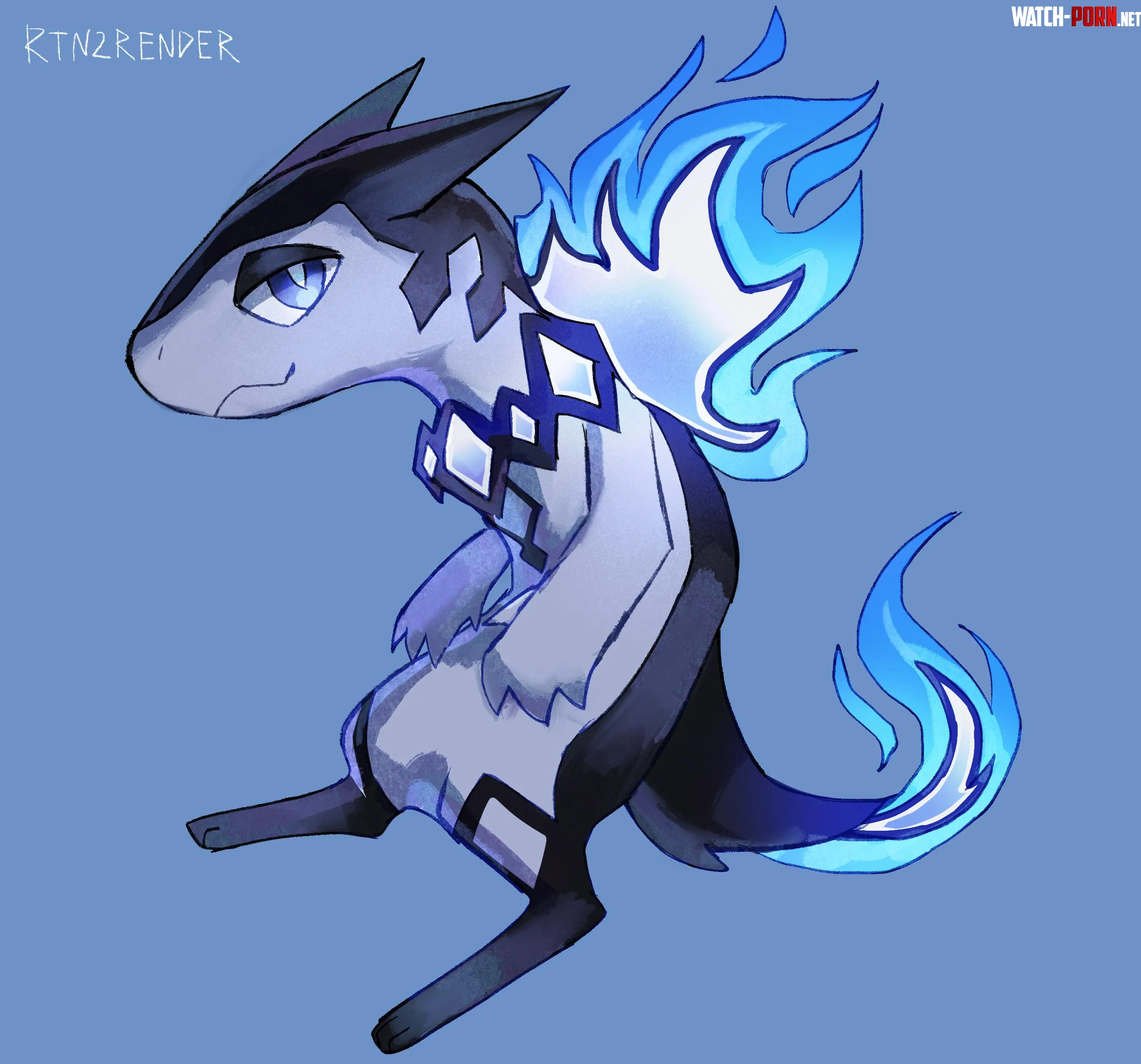 Chibi done of my typhlosion oc by rtn2render