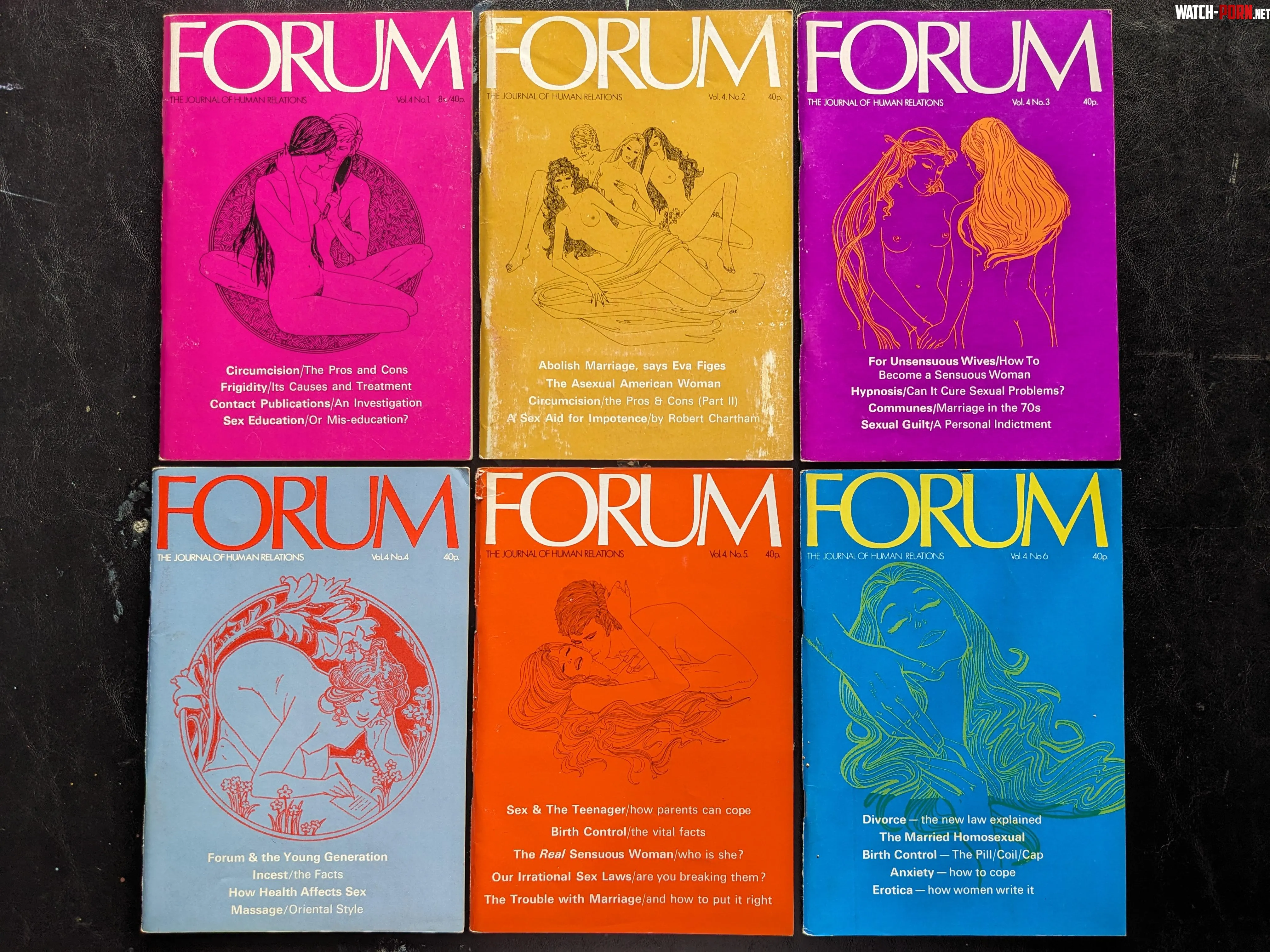 A handful of 1971 Forum magazines by CafGardenWitch