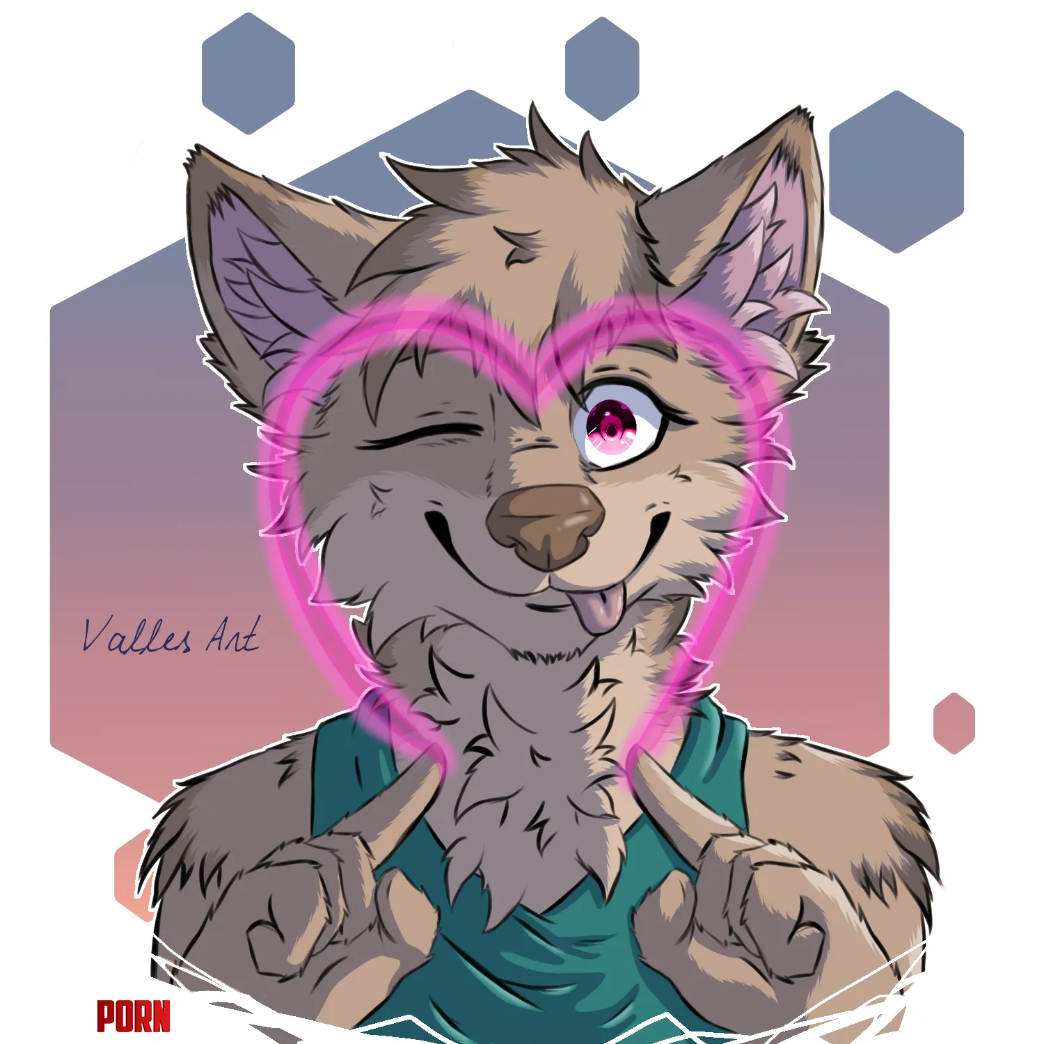 Love  art by me  by VallesGames