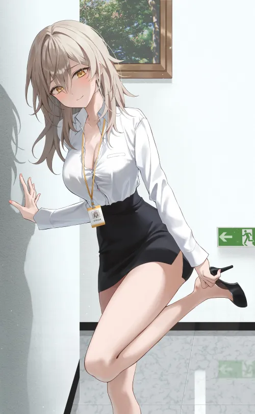 Thumbnail CheetahSperm18: Office Lady Stelle Honkai Star Rail - Thighdeology