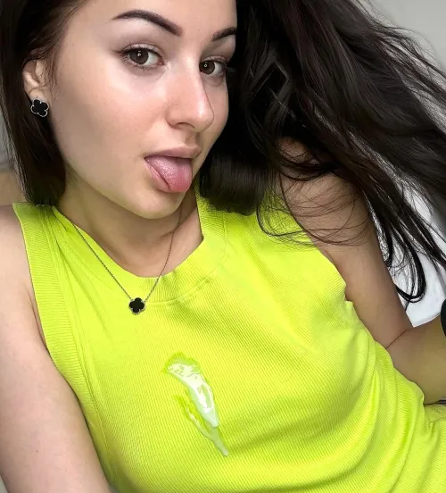 Thumbnail Cumming on My Top: A Lickable Desire by Foxy_Woman