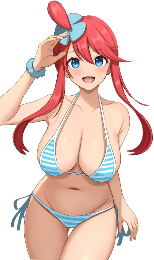 Thumbnail Discover the Alluring Bikini Skyla Pokemon Art by A_MASSIVE_PERVERT