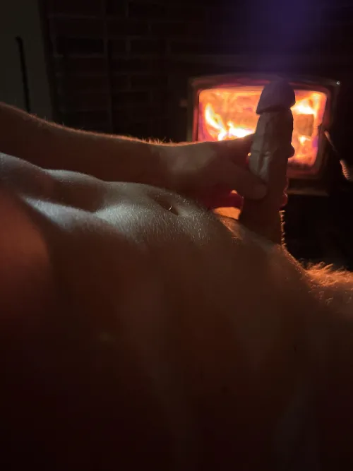 Thumbnail A Cozy Invitation: Join Me - 26 Fireside Edging in Progress - Rate My Cock