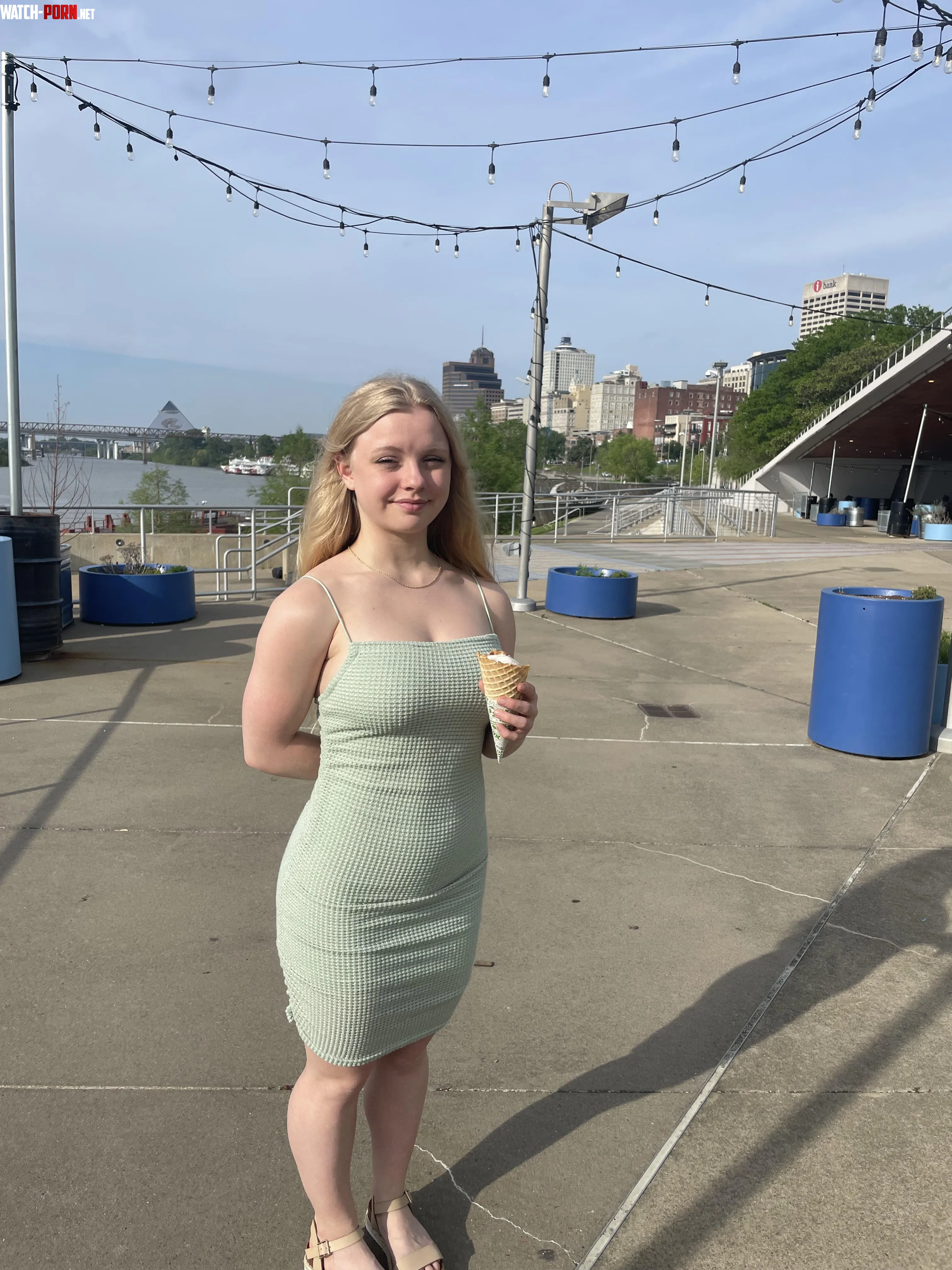 Cute dress and ice cream always perfect for a date by lillymayloveyou