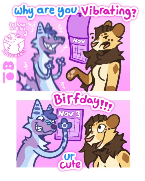 Thumbnail LuckFoxo33 Celebrates Furry Birfday with Enchanting OC