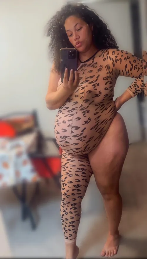 Thumbnail Sexy Lingerie on Bump: TigressXoticy's Pregnancy Display