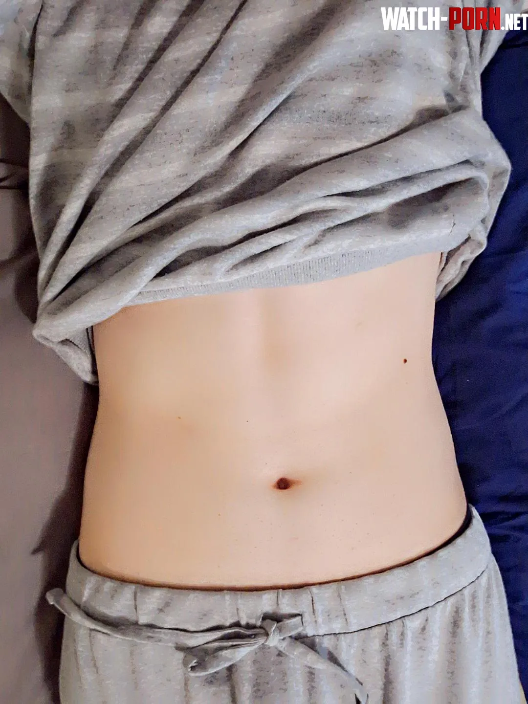 Exposed pjs tummy 3 by ButterflytheFemboy