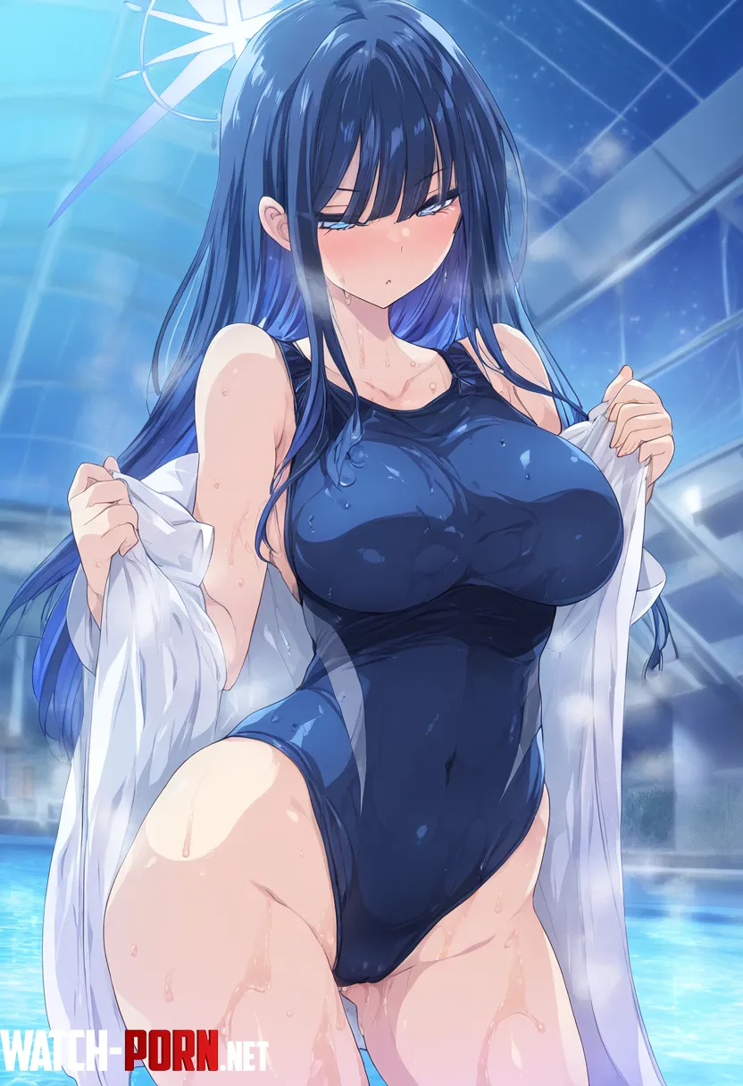 Swimsuit Saori Blue Archive by CheetahSperm18