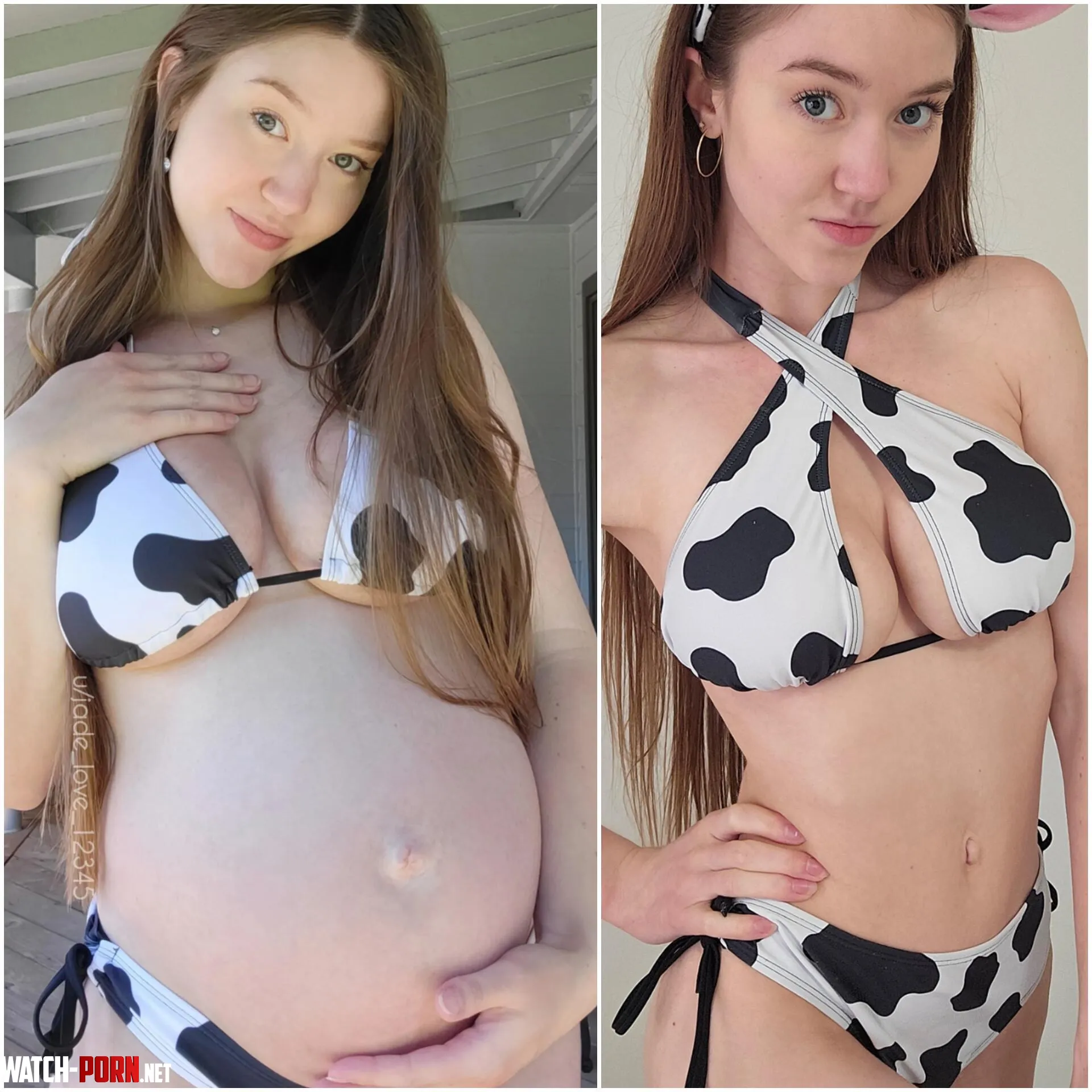 Pregnant belly vs mombod  by jade_love_12345