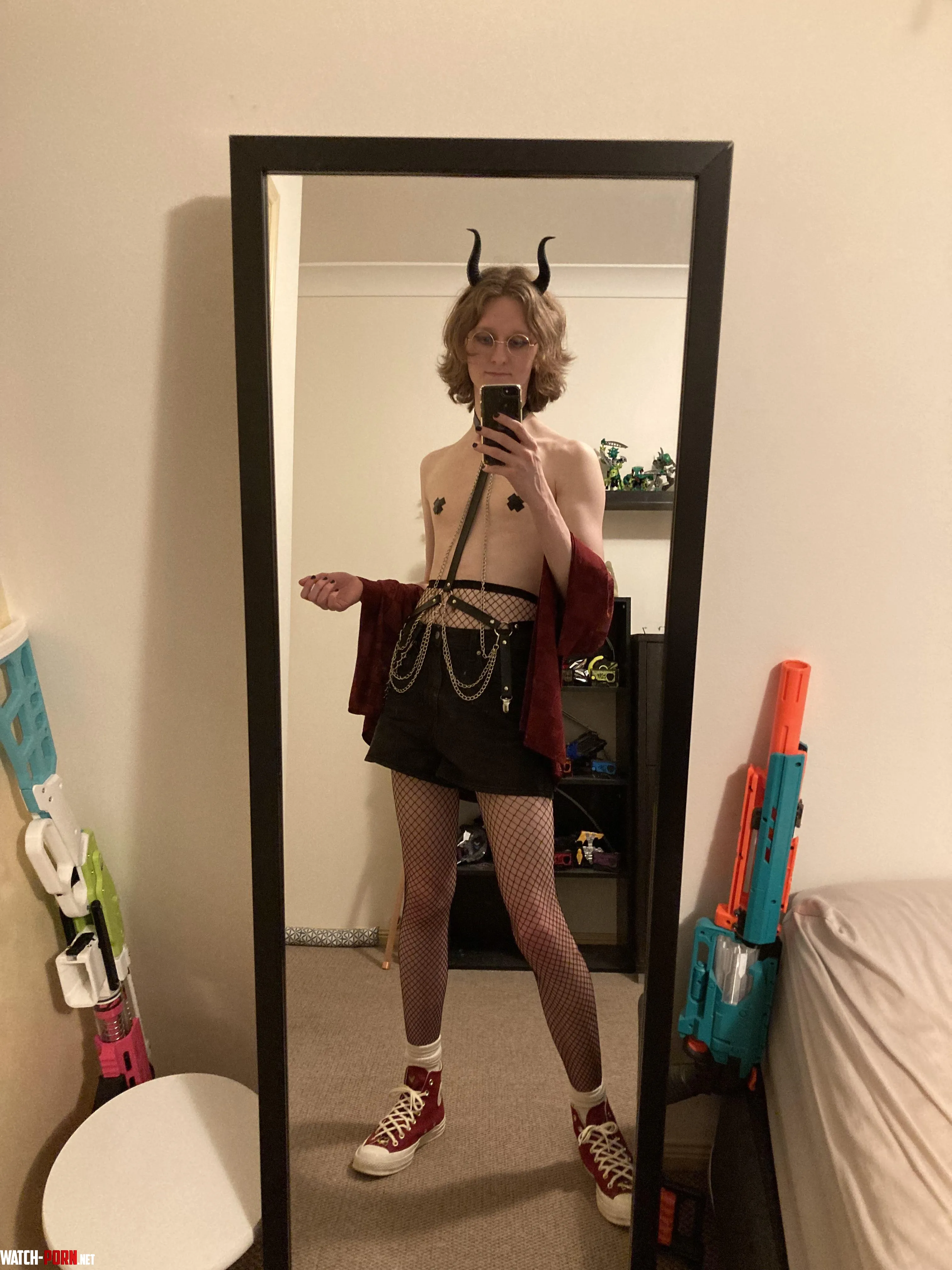 Went as an Incubus for a Halloween party by SpiritusAU