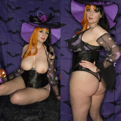 Thumbnail Cherrybombpunx Radiates Confidence as a Thick Witch Milf