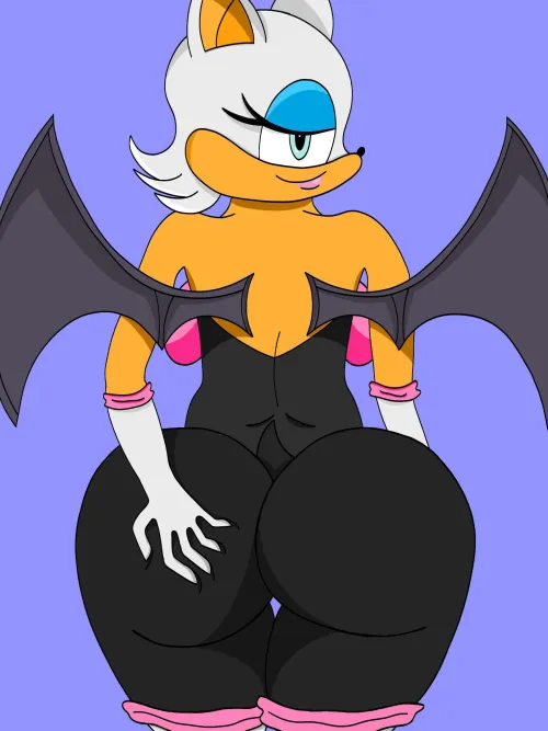 Thumbnail LonginusXDD's Provocative Art: Rouge's Self-indulgence in SonicPorn