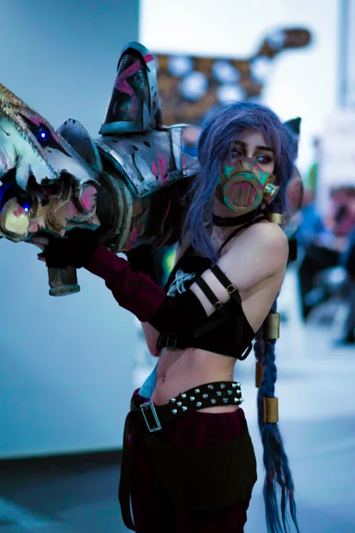 Thumbnail Jinx 2021 Cosplay Masterpiece by Kwonniee | cosplaygirls Category