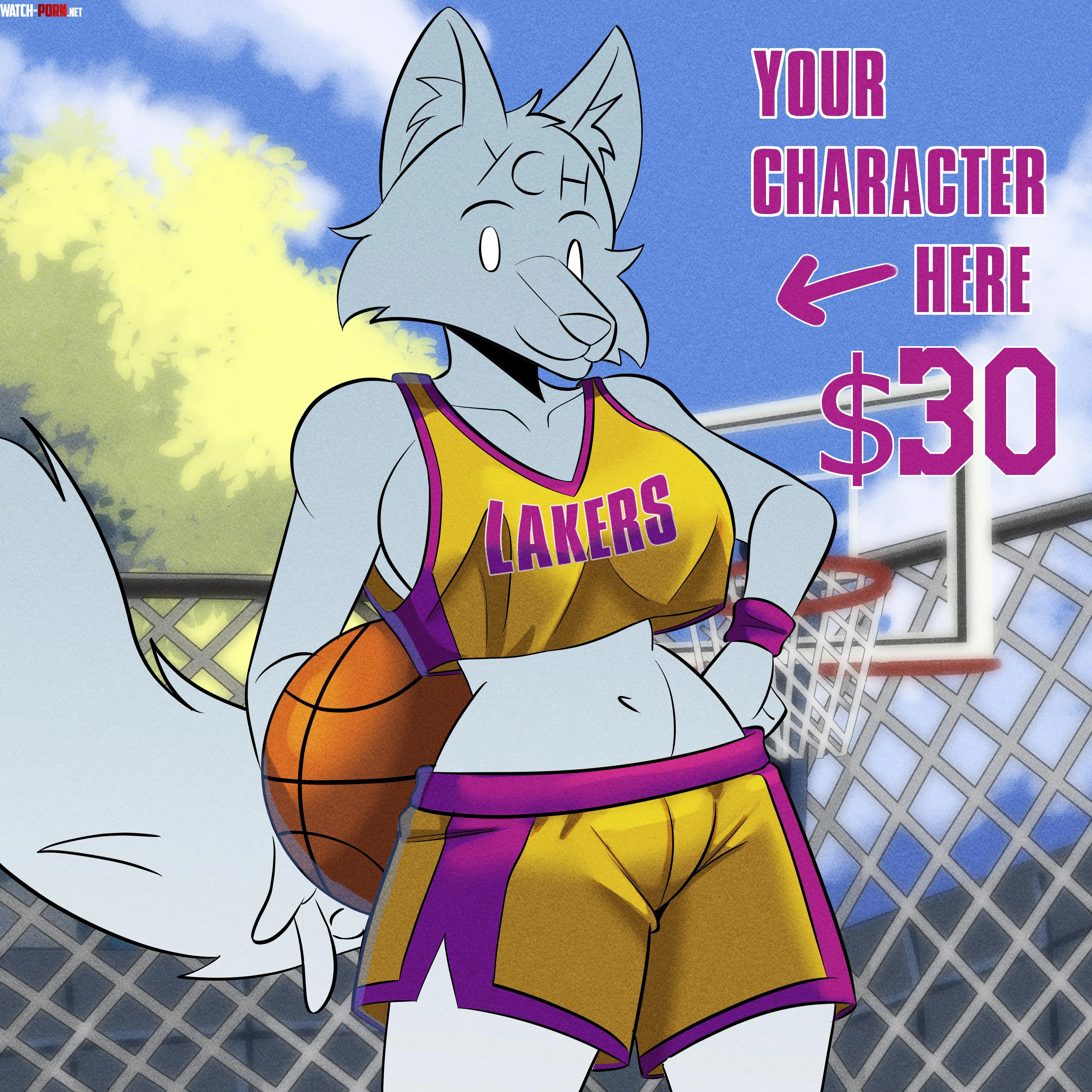 Doing my first YCH Get your OC or fave character in a basketball pose for just 30  DM or comment  by rodolfoslime