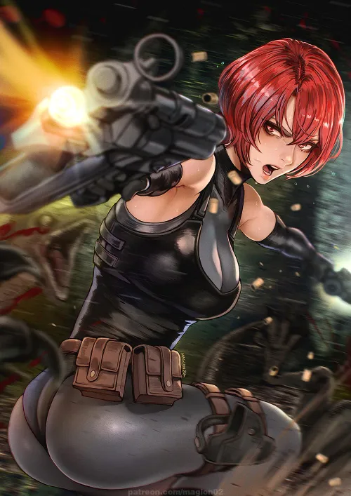 Thumbnail Dive into Anime Bodysuits with KrazyK1989's Regina Magion LoVun Dino Crisis