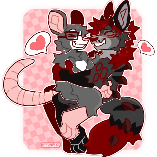 Thumbnail Couple Commission Completed by SternLeaf - furry