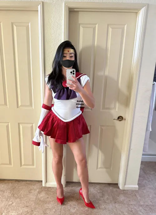 Thumbnail Asian_Climax_Queen embodies Sailor Mars: Venture into the World of cosplaygirls