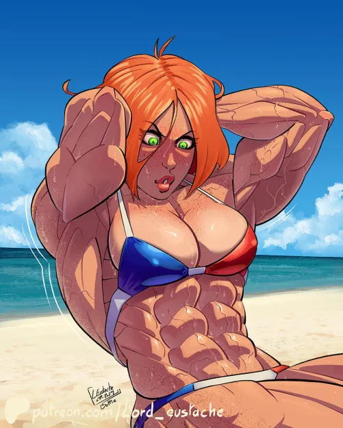 Thumbnail FitDrawingGirls: Beach Workout Revelations by TheTMoneyMan