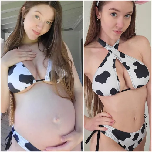 Thumbnail Pregnant Belly vs. Mombod by Jade_love_12345 - A Comparison in PregnantPetite Category