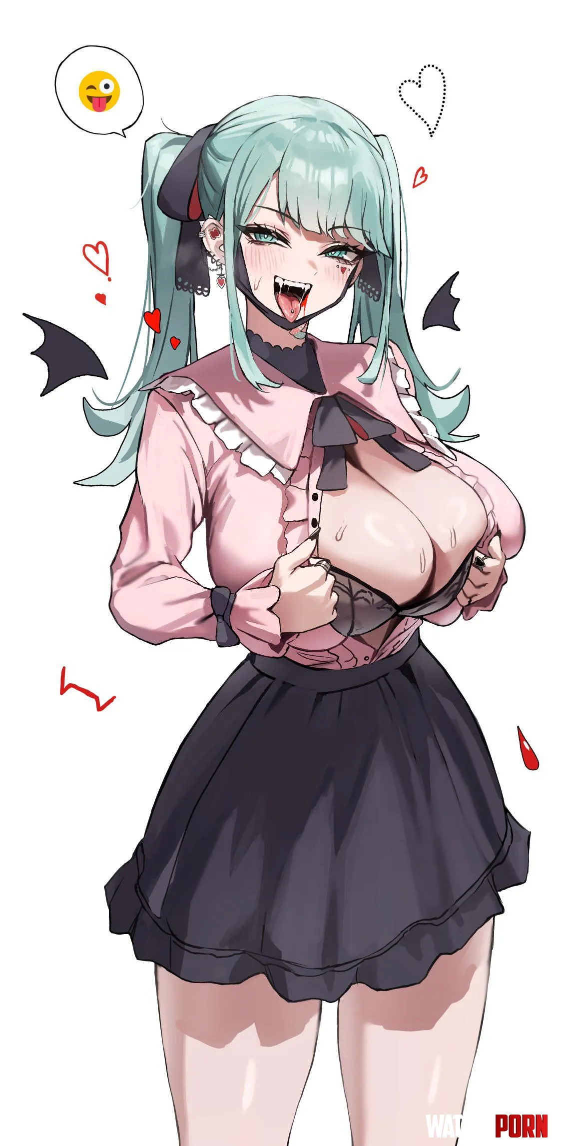 Thicc vampire Miku by Haflock