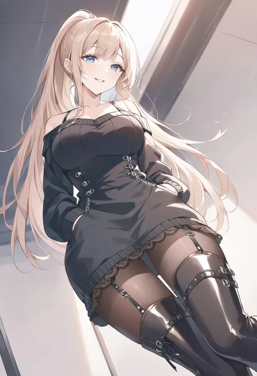 Thumbnail Rocking Thigh High Boots in the World of thighdeology