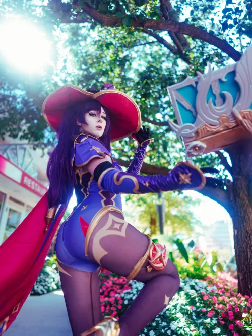 Thumbnail Cosplay Delight: Mona Megistus by Cami-chan by Lucinamizu