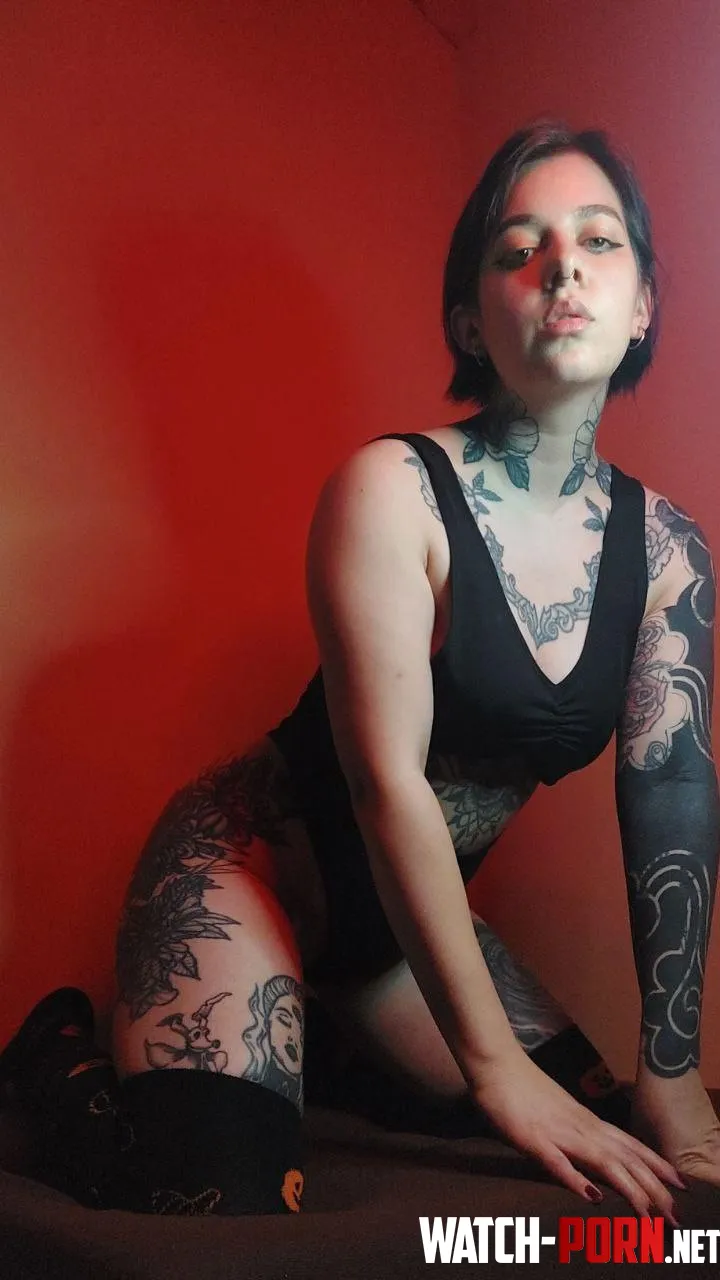 Short hair on an inked girl by lexxi_sky