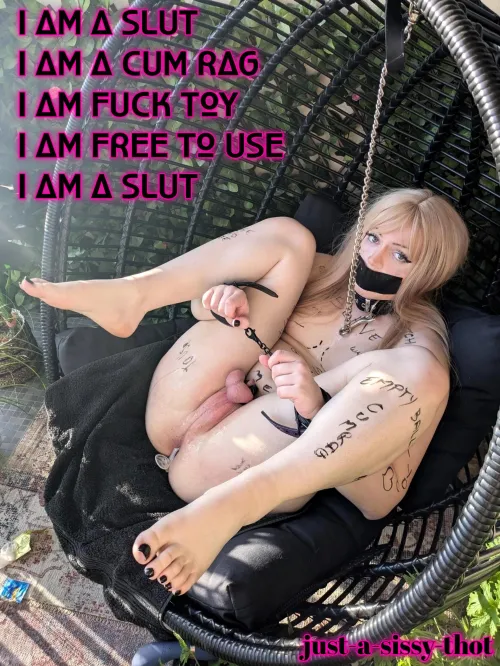 Thumbnail Embracing the Slut Persona: Sissycaptions Journey