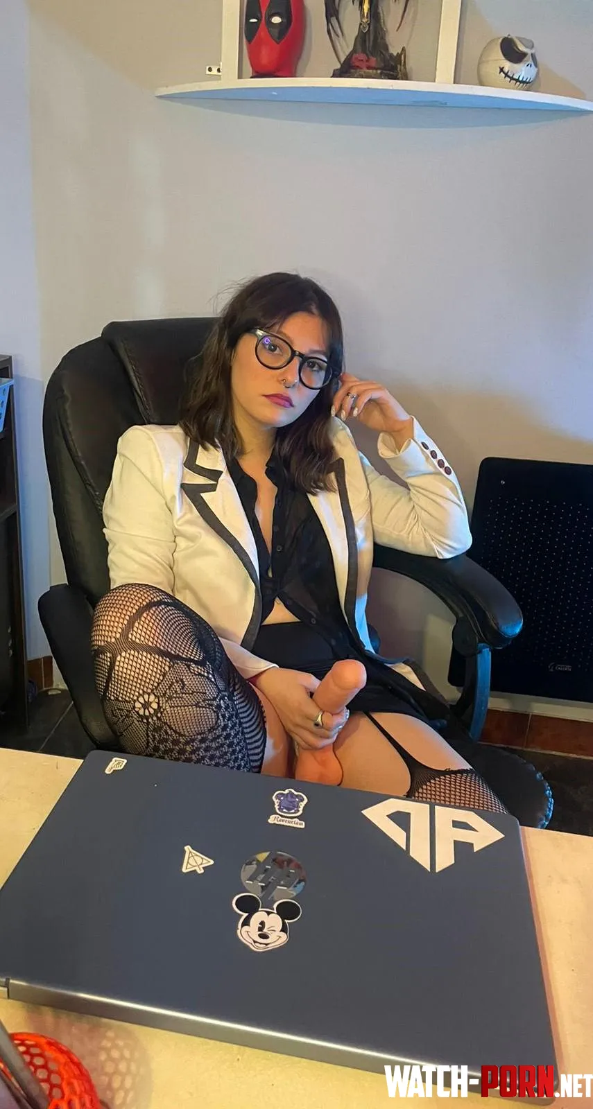 This is daddy office So its time to reward daddy for how good he treats you Im daddy reward me btch by TinkerBellatrixx