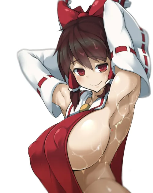 Thumbnail Reimu Hakurie: Armpits of Cute Anime Girls in Touhou by TraditionalDig5428 | AnimeArmpits