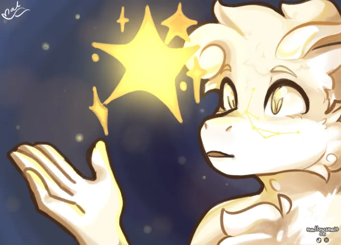 Thumbnail Magical Moment: Shooting Star Wish by MallowsMelt | furry Category