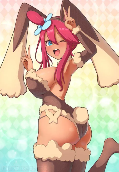 Thumbnail Lopunny and Skyla's Perfect Combination in PokePorn Category