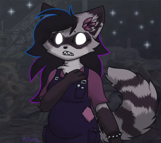 Thumbnail Trashley the Raccoon: Meet Serinexxa's Furry Creation | furry