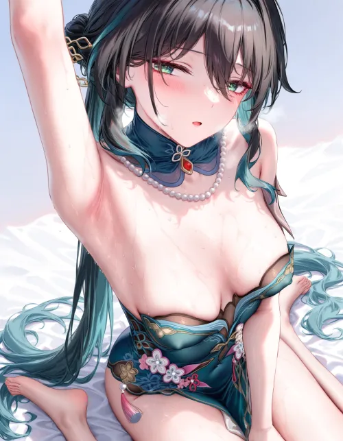 Thumbnail Ruan Mei's Honkai Star Rail Penic | TheRoySez | AnimeArmpits