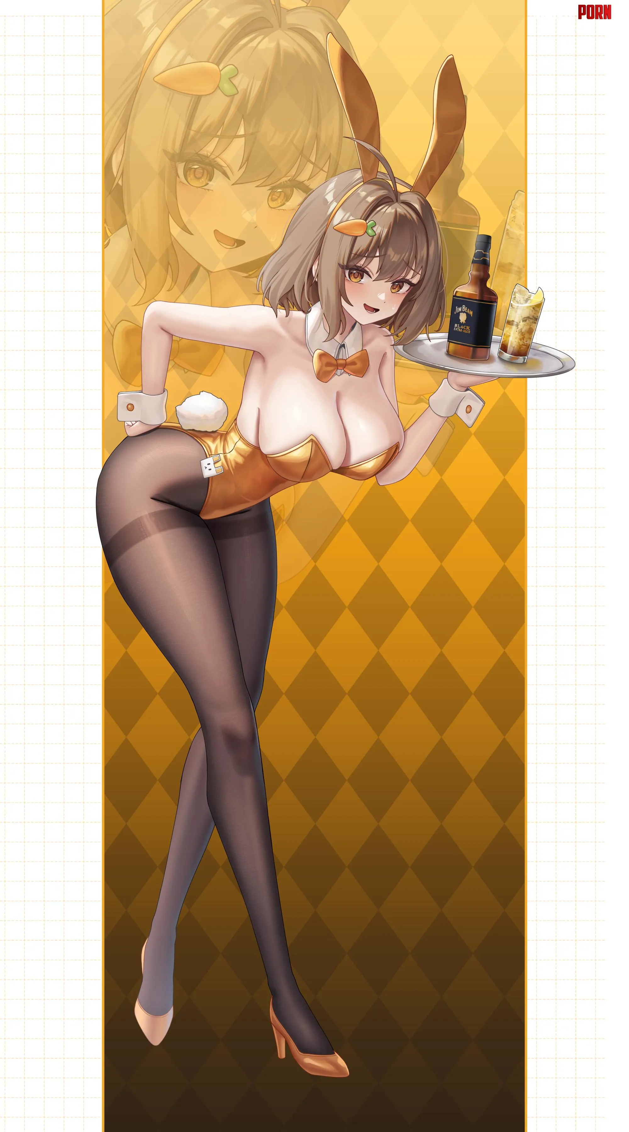 Waitress Bunny Anis Nikke Mobile by CheetahSperm18