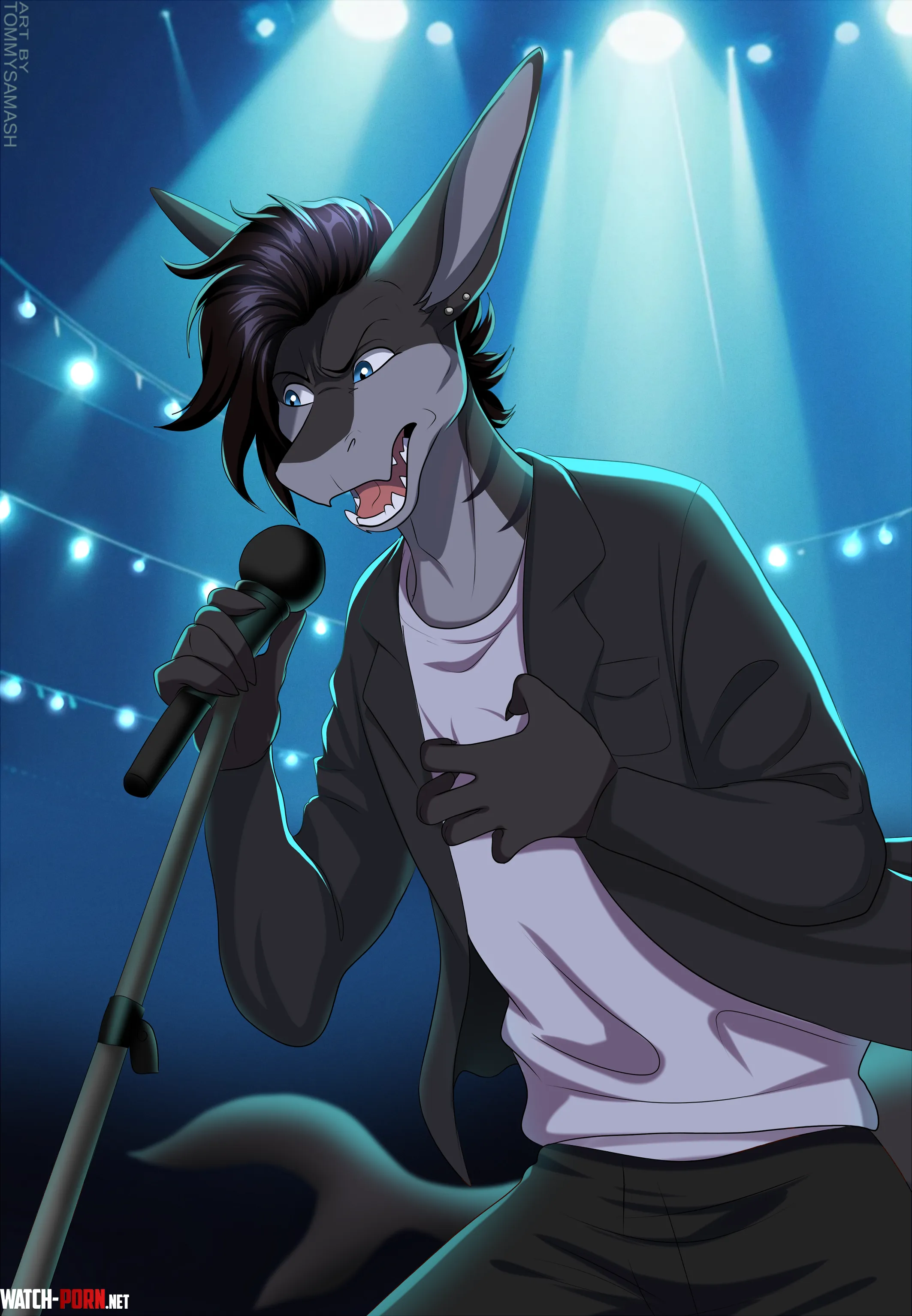 Great Singer Commission by us TommySamash by TommySamash