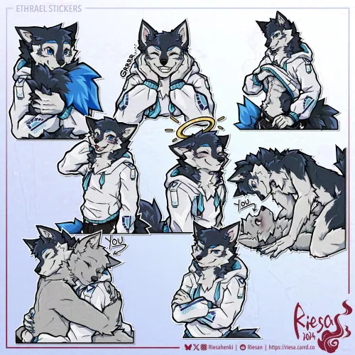 Thumbnail Unveiling Telegram Stickers: Exploring the Furry World with Riesan