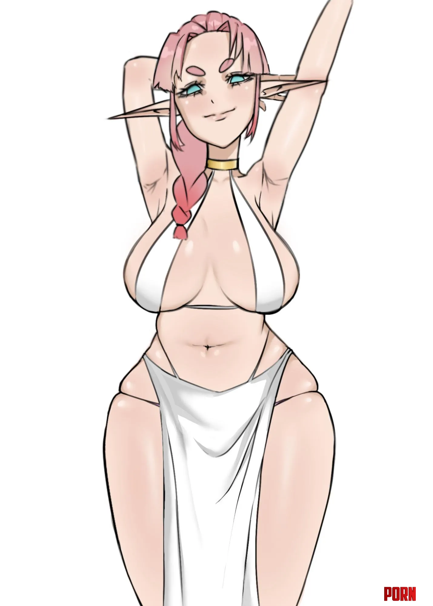 Oppai Elf by No_Name2288