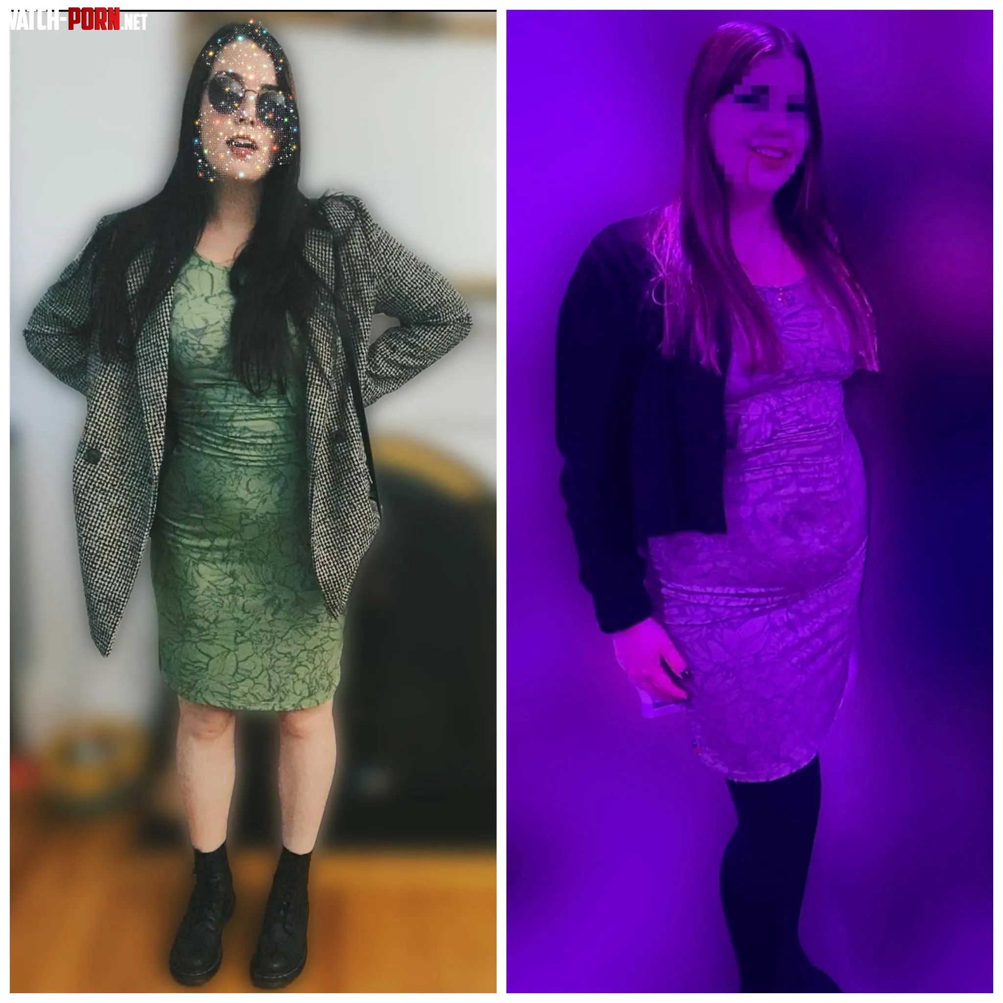 Same dress before and after gluttony  by Strawberry_Pawg