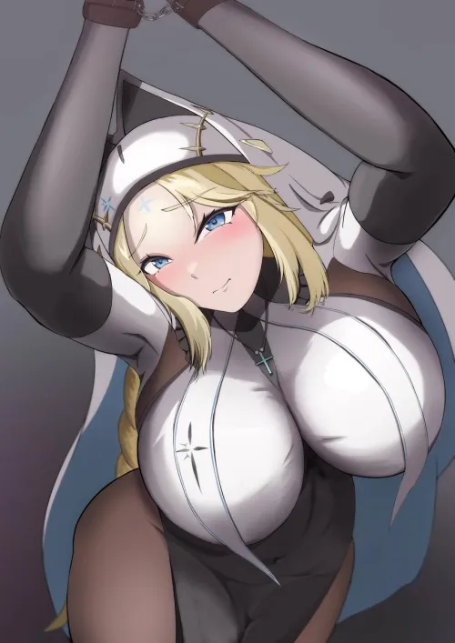 Thumbnail Playful Imagery: Nun Rapunzel Nikke | BigAnimeTiddies