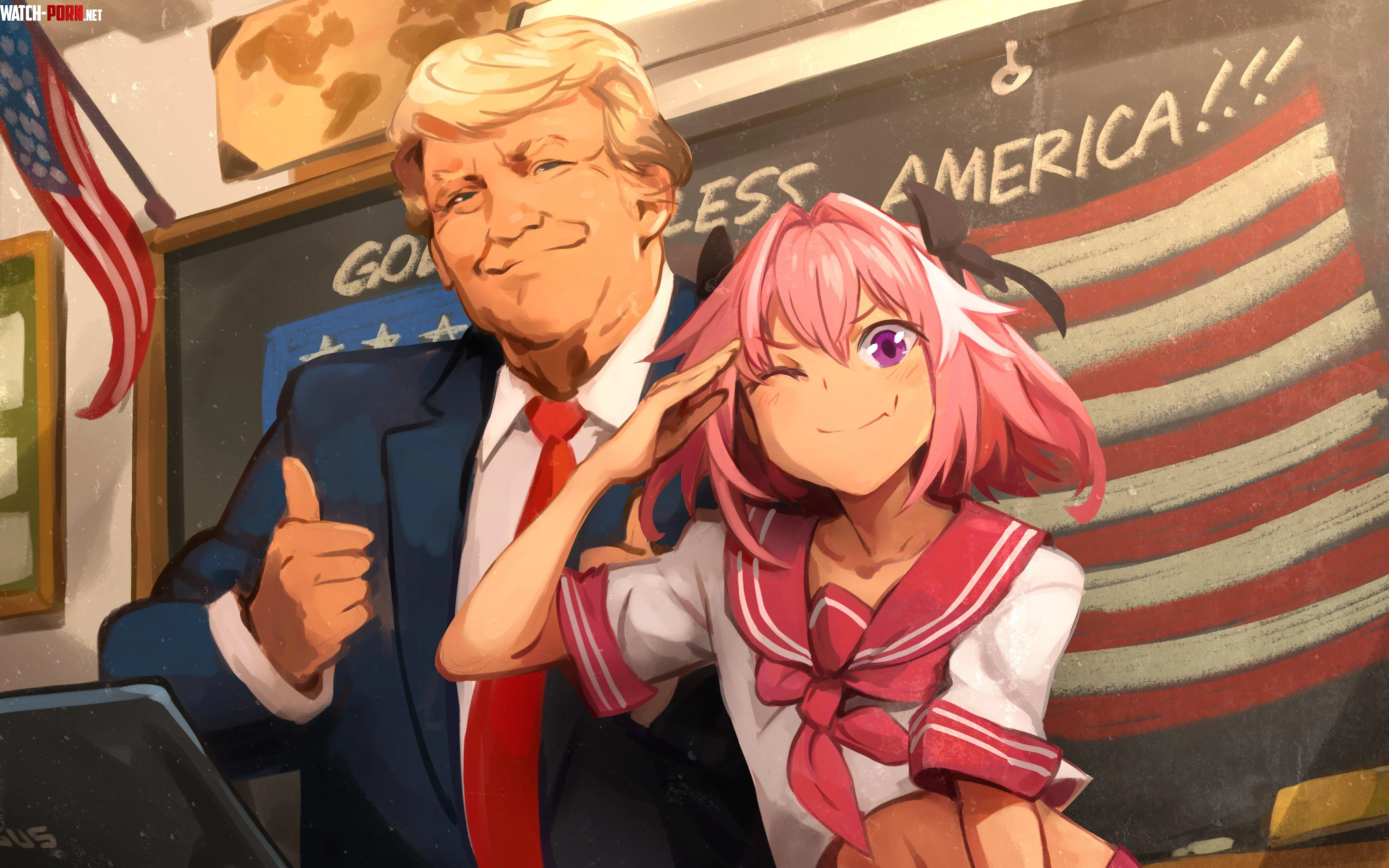 Astolfo amp Trump by smolbaka