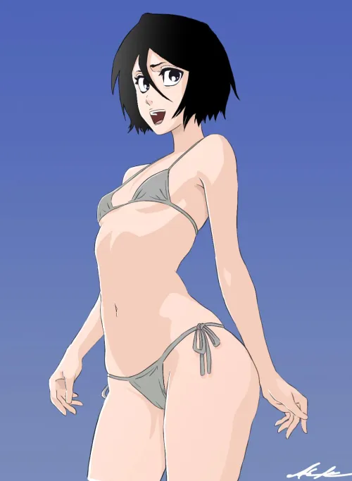 Thumbnail chisoku1126's Rukia Summer Postcard - A Piece of Bleach_Hentai