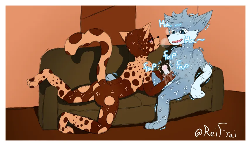 Thumbnail Artistic Yiff: Giving a Hand by TulipiaOffbeat