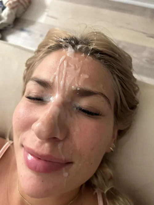 Thumbnail BlondeBunnyyyy: Absolutely Covered | Category: Cum Fetish