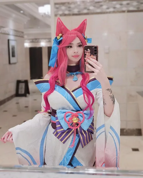 Thumbnail Spirit Blossom Ahri Cosplay - Kisanat_, cosplaygirls