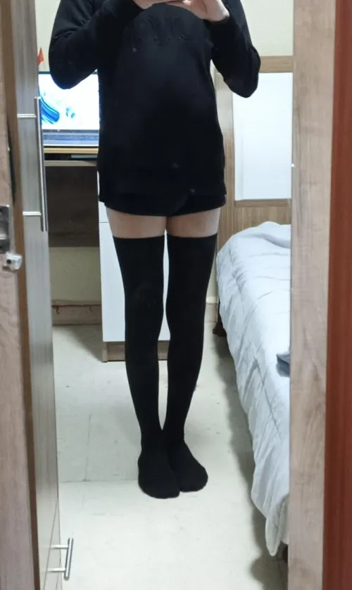 Thumbnail Femelation's Joyful Thigh Highs | Femboy