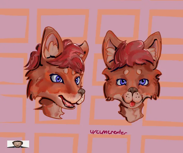 Thumbnail Fox Headshots: Unveiling Creativity by cumcreater in the Furry Genre