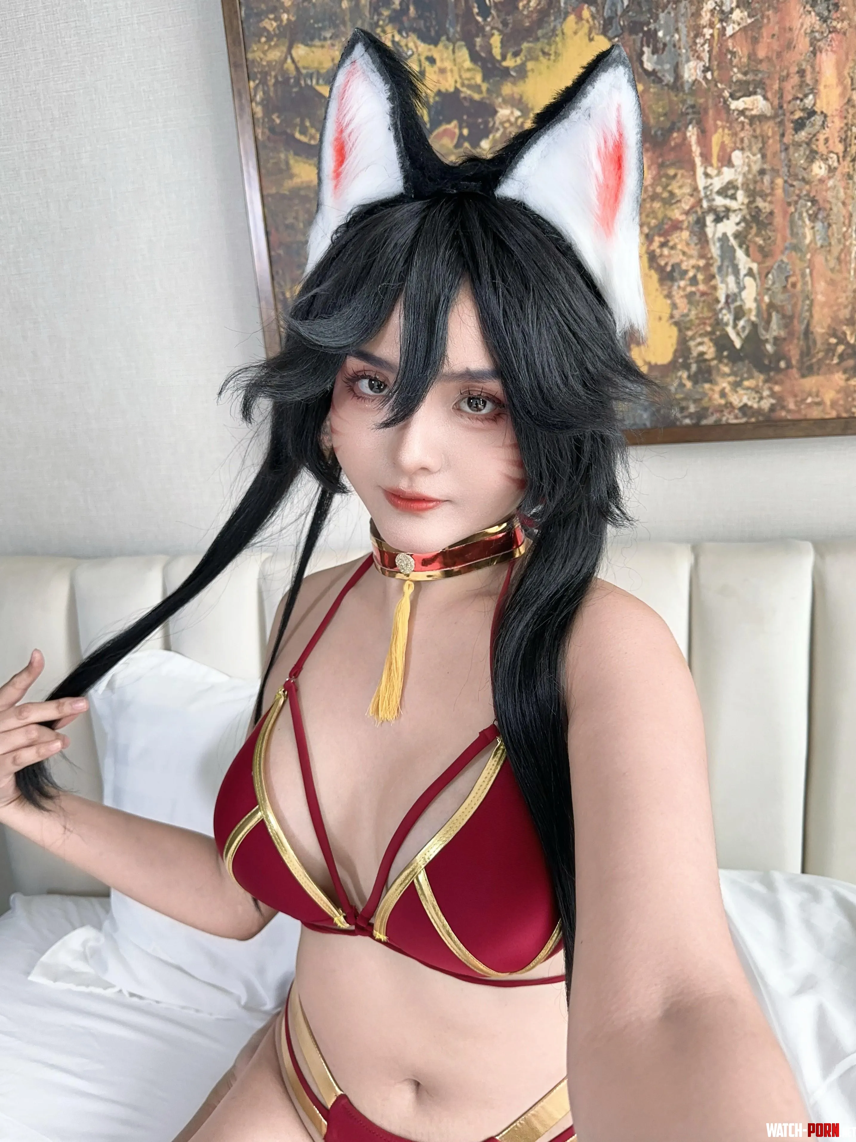 Ahri from League Of Legends by me OldInteraction8014 by Old-Interaction8014