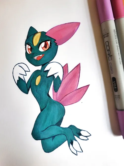 Thumbnail victorgrovearts Presents a Sneasel Fella Art in the World of Furry