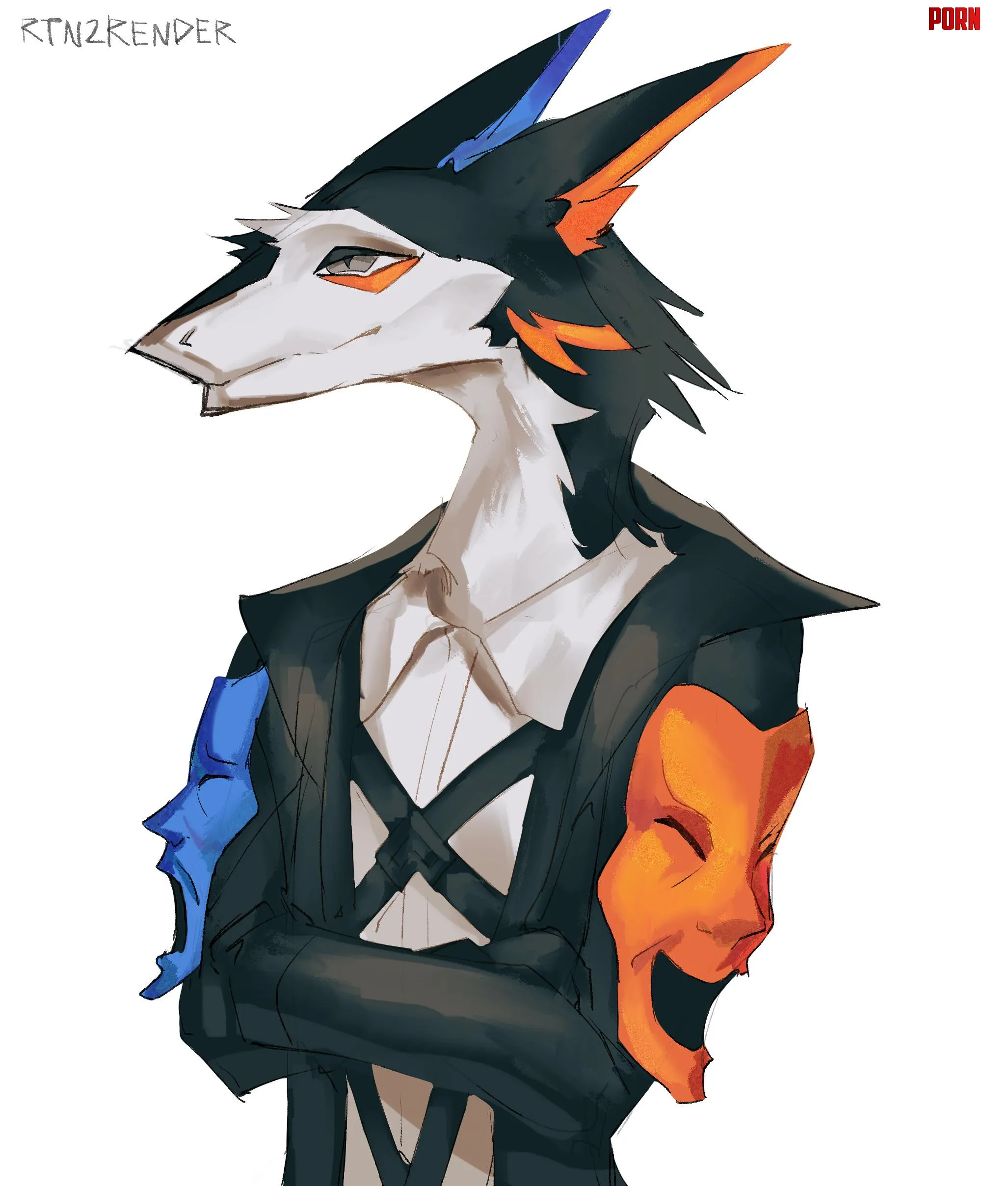 Render the Sergal Merp by rtn2render